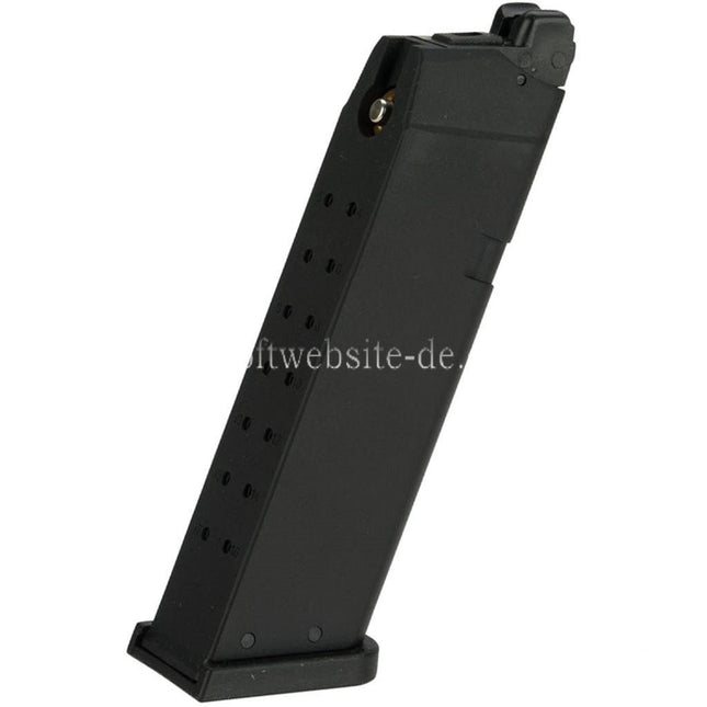 KJ WORKS 24rd Gas Magazin Geeignet für KP-13 KP-17 KP-18 G17 G18C G34 G35 Serie GBB Pistole Airsoft Schwarz