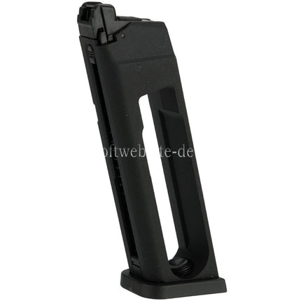 KJ WORKS 24rd Co2 Magazin Geeignet für KP-13 KP-17 KP-18 G17 G18C G34 G35 Serie GBB Pistole Airsoft Schwarz