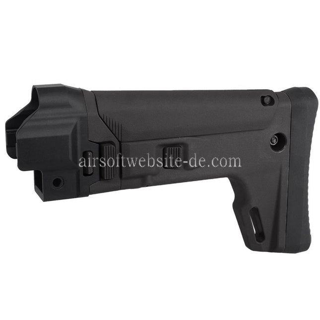 5KU ACR Stil 7-Positionen Seitlich Klappbarer Einschiebbarer Schaft Geeignet für VFC UMAREX HK MP5 Serie AEG Gewehr Airsoft