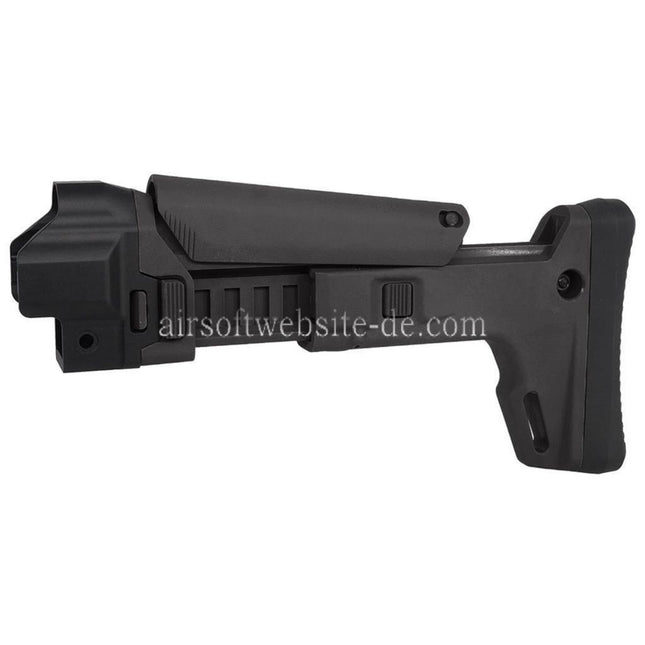 5KU ACR Stil 7-Positionen Seitlich Klappbarer Einschiebbarer Schaft Geeignet für VFC UMAREX HK MP5 Serie AEG Gewehr Airsoft