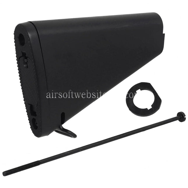 Golden Eagle Stubby Fester Schaft Geeignet für M4 M16 Serie AEG Gewehre Airsoft Schwarz