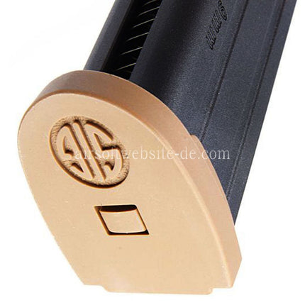 VFC 25rd Gas Magazin Geeignet für SIG SAUER P320 M17 M18 Serie GBB Pistolen Airsoft Schwarz