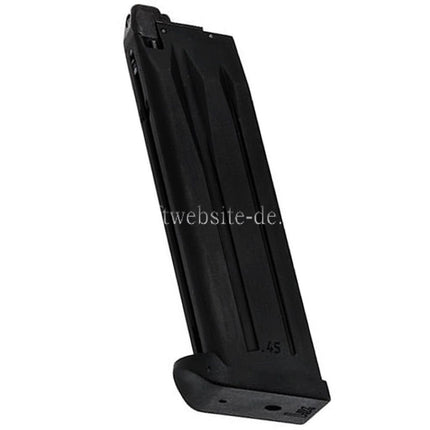 KWA 24rds Gas Magazin Geeignet für Umarex KWA USP.45 Serie GBB Pistolen Airsoft Schwarz