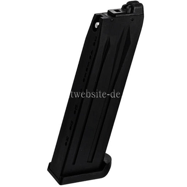 KWA 24rds Gas Magazin Geeignet für Umarex KWA USP.45 Serie GBB Pistolen Airsoft Schwarz