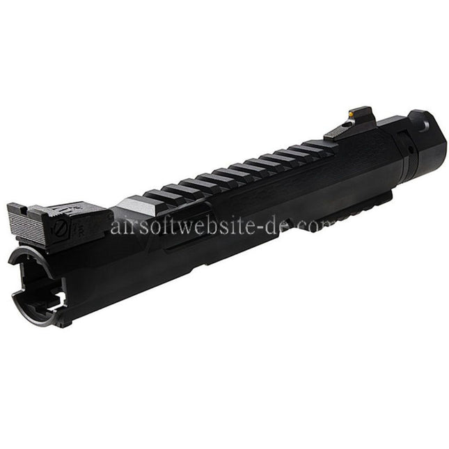 Action Army CNC Alpha Stil Mamba Oberer Empfänger Kit A Geeignet für AAP-01 Serie GBB Pistolen Airsoft Schwarz