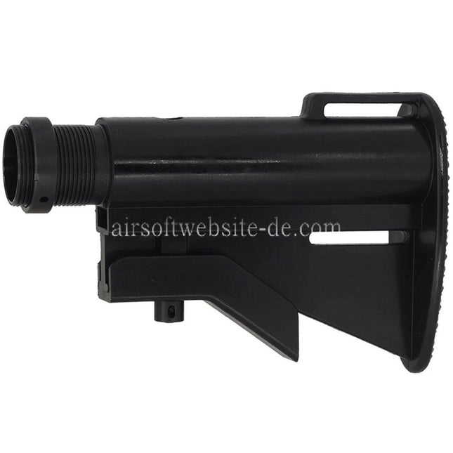 CYMA CGS N23 Verkurzter Schaft mit 5-fach verstellbarem Pufferrohr Geeignet fur CYMA CGS Tokyo Marui M4 Serie MWS GBB Gewehre Schwarz