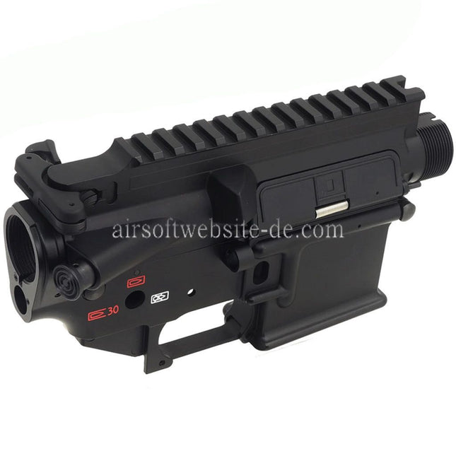 CYMA CGS Oberer Untere Metall Körperempfänger Geeignet für CYMA CGS HK416C Tokyo Marui M4 Serie MWS GBB Gewehre Airsoft Schwarz
