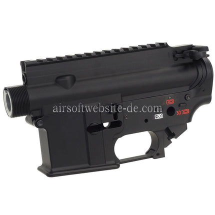 CYMA CGS 416D Stil Oberer Untere Metall Körperempfänger Geeignet für CYMA CGS HK416D Tokyo Marui M4 Serie MWS GBB Gewehre Airsoft Schwarz