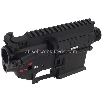 CYMA CGS 416D Stil Oberer Untere Metall Körperempfänger Geeignet für CYMA CGS HK416D Tokyo Marui M4 Serie MWS GBB Gewehre Airsoft Schwarz