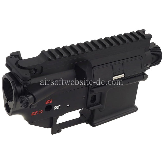CYMA CGS 416D Stil Oberer Untere Metall Körperempfänger Geeignet für CYMA CGS HK416D Tokyo Marui M4 Serie MWS GBB Gewehre Airsoft Schwarz