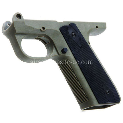 CTM TAC Ruger Stil Polymerrahmen geeignet für GBB Pistolen der Action Army AAP01 Serie Airsoft