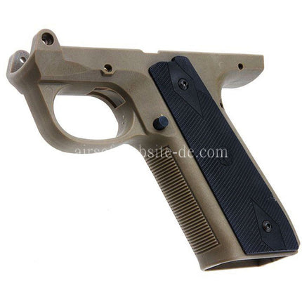 CTM TAC Ruger Stil Polymerrahmen geeignet für GBB Pistolen der Action Army AAP01 Serie Airsoft
