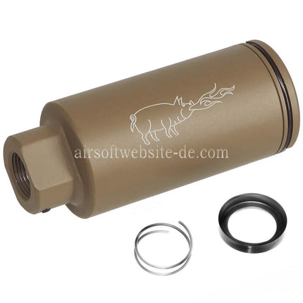 APS EMG Silencieux Amplificateur de son réglable Noveske KX3 Cache-flamme Suppresseur adapté aux fusils Airsoft à canon de -14mm CCW (sens antihoraire) Noir