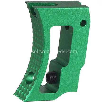 5KU Aluminum Medium Gebogen Verstellbarer Abzug Geeignet für Tokyo Marui Hi-Capa 1911 Serie GBB Pistolen Airsoft