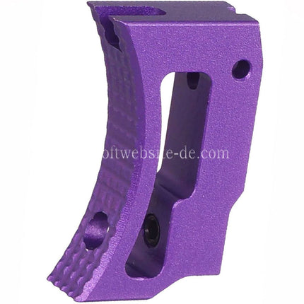 5KU Aluminum Kurz Gebogen Verstellbarer Abzug Geeignet für Tokyo Marui Hi-Capa 1911 Serie GBB Pistolen Airsoft