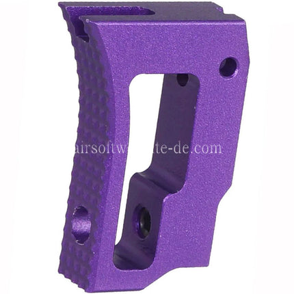 5KU Aluminum Obere Gebogen Verstellbarer Abzug Geeignet für Tokyo Marui Hi-Capa 1911 Serie GBB Pistolen Airsoft