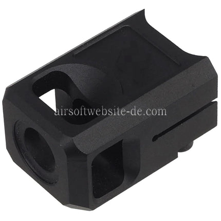 5KU CNC Aluminium Kompensator V2 -14mm CCW Gewinde gegen den Uhrzeigersinn Geeignet für G17 G19 Gen5 Serie GBB Pistolen Airsoft