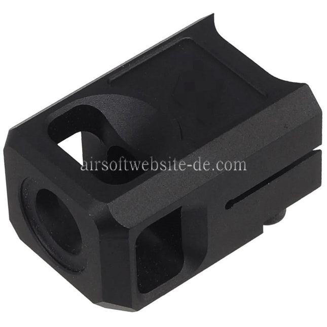 5KU CNC Aluminium Kompensator V2 -14mm CCW Gewinde gegen den Uhrzeigersinn Geeignet für G17 G19 Gen5 Serie GBB Pistolen Airsoft