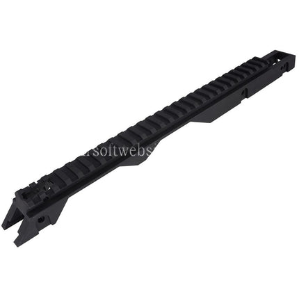 Airsoft Website 340mm Obere Schiene Geeignet für G36 Serie AEG Gewehre Schwarz