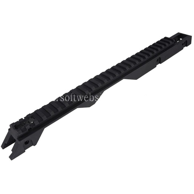 Airsoft Website 340mm Obere Schiene Geeignet für G36 Serie AEG Gewehre Schwarz