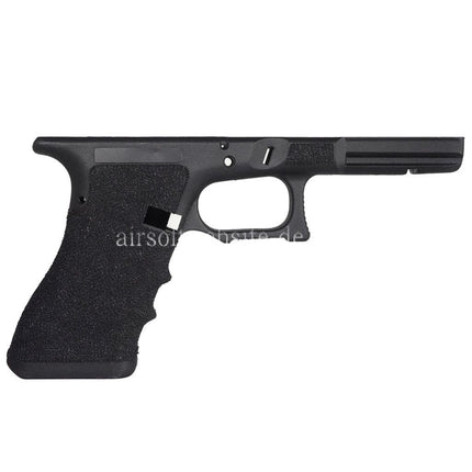 Guns Modify GM Verstärkt Polymer Gen3 RTF Unterschnitt Stippling Rahmen Geeignet für Tokyo Marui G17 G18C G22 G34 G-Serie GBB Pistolen Schwarz