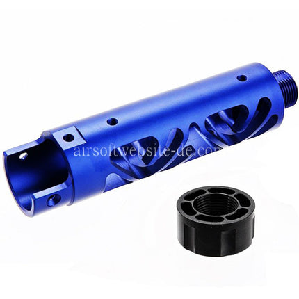 Narcos Airsoft CNC Aluminum Vorderes Lauf Kit (Typ 6) Geeignet für Action Army AAP01 Serie GBB Pistolen