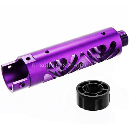 Narcos Airsoft CNC Aluminum Vorderes Lauf Kit (Typ 6) Geeignet für Action Army AAP01 Serie GBB Pistolen