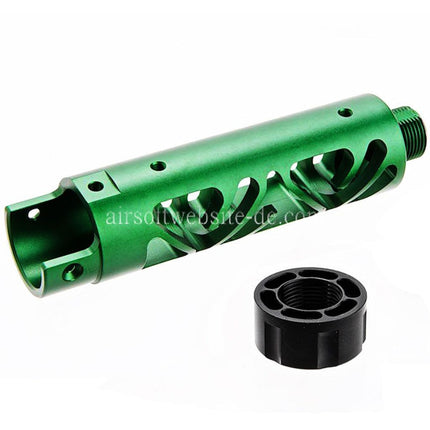 Narcos Airsoft CNC Aluminum Vorderes Lauf Kit (Typ 6) Geeignet für Action Army AAP01 Serie GBB Pistolen