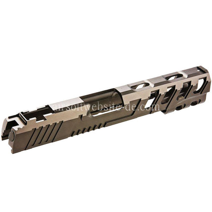 Narcos Airsoft CNC Aluminum Schlitten Phantom Geeignet für Tokyo Marui Hi-Capa 5.1 Serie GBB Pistolen