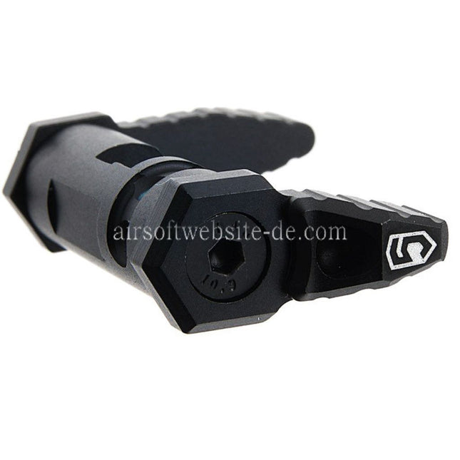 Revanchist Airsoft 60 Grad Ambidextrous Wahlhebel Geeignet für Tokyo Marui M4 MWS Serie GBB Gewehre Schwarz