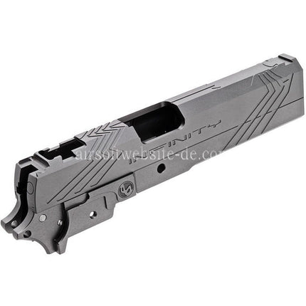 Tiger Soul CNC Aluminum INF Venom Mittlerer Rahmen Schlitten Set Geeignet für Toyko Marui Hi-Capa Serie GBB Pistolen Airsoft