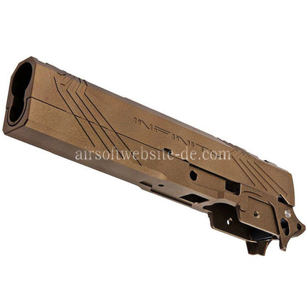 Tiger Soul CNC Aluminum INF Venom Mittlerer Rahmen Schlitten Set Geeignet für Toyko Marui Hi-Capa Serie GBB Pistolen Airsoft