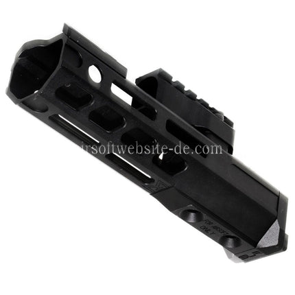 Dytac SLR Gewehreworks ION Lite 165mm 6.5 Zoll Extended M-LOK Handschutz schienen system Kit mit Außenlauf Geeignet für GHK AK Serie GBB Gewehre Airsoft Schwarz