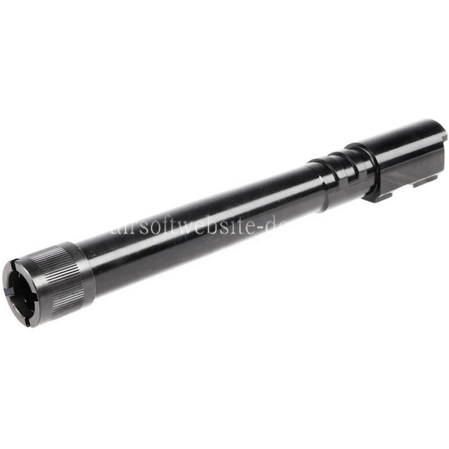 KJ Works Äußerer Lauf mit Gewindeabdeckung -14mm CCW gegen den Uhrzeigersinn Geeignet für ASG CZ Shadow 2 GBB Pistolen Airsoft
