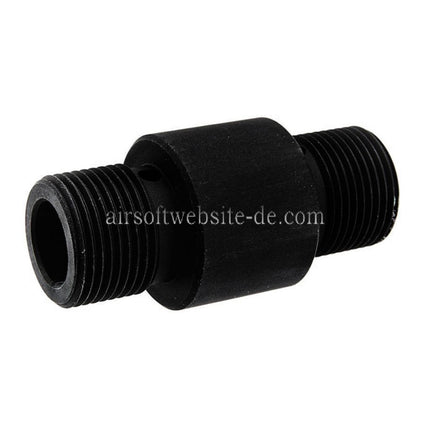 Revanchist Airsoft 6.5 Zoll Aluminium Äußerer Lauf mit 0.5 Zoll Barrel Extension -14mm CCW Gegen den Uhrzeigersinn Geeignet für Tokyo Marui M4 Serie MWS GBB Gewehre Airsoft