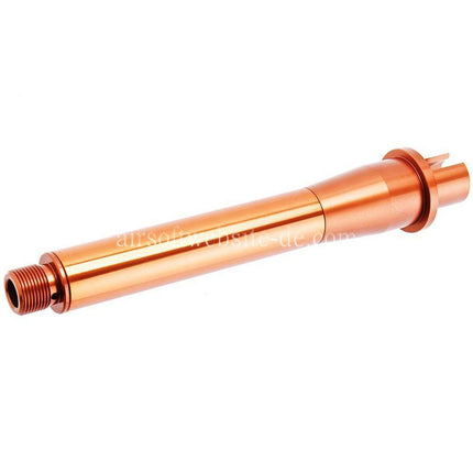 Revanchist Airsoft 6.5 Zoll Aluminium Äußerer Lauf mit 0.5 Zoll Barrel Extension -14mm CCW Gegen den Uhrzeigersinn Geeignet für Tokyo Marui M4 Serie MWS GBB Gewehre Airsoft