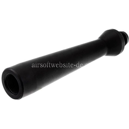 Revanchist Airsoft 100mm Ultraleicht Aluminum Äußerer Lauf -14mm CCW gegen den Uhrzeigersinn mit Gewindeadapter Geeignet für Novritsch SSP5 Serie GBB Pistolen