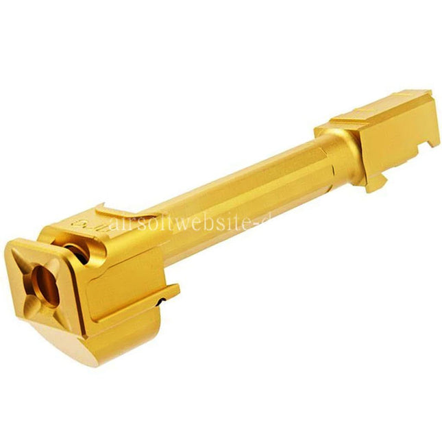 RGW ARC9 Äußerer Lauf mit Sparc-M V2-G5 Kompensator -14mm CCW gegen den Uhrzeigersinn Geeignet für VFC G17 Gen5 Serie GBB Pistolen Airsoft Gold
