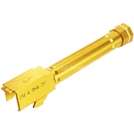 RWA Agency Arms CNC Aluminum Mittelliniengewinde Äußerer Lauf -14mm CCW gegen den Uhrzeigersinn Geeignet für Umarex (VFC) G17 Gen3 Gen4 G18C / RWA Agency Arms EXA Serie GBB Pistolen Airsoft