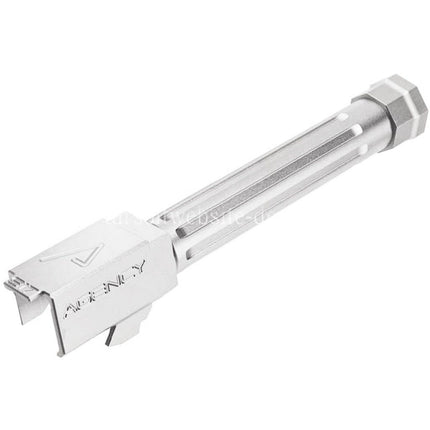 RWA Agency Arms CNC Aluminum Mittelliniengewinde Äußerer Lauf -14mm CCW gegen den Uhrzeigersinn Geeignet für Umarex (VFC) G17 Gen3 Gen4 G18C / RWA Agency Arms EXA Serie GBB Pistolen Airsoft