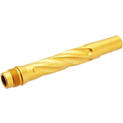 TTI Airsoft Twisted Spiral Fluted Äußerer Lauf -14mm CCW Geeignet für TTI Airsoft TP22 Serie GBB Pistolen