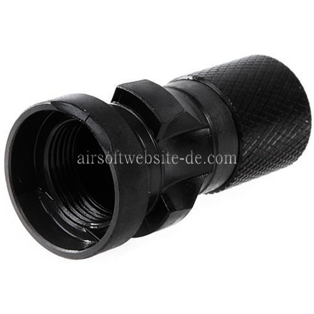 VFC Metall Mündungsfeuerdämpfer Muzzle Adapter Geeignet für Umarex VFC MP5 Serie GBB Gewehre Airsoft