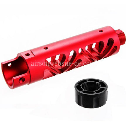 Narcos Airsoft CNC Aluminum Vorderes Lauf Kit (Typ 6) Geeignet für Action Army AAP01 Serie GBB Pistolen