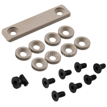 5KU CNC Aluminum 130mm DL-2 SPORT Handschutz Extender Geeignet für AKM AK105 AK74 AK Serie Gewehre Airsoft