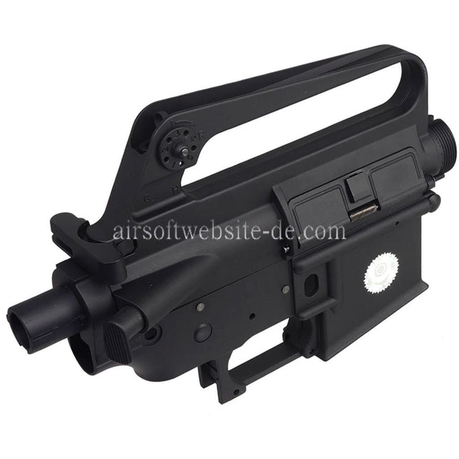E&C COLT M16A1 603 Stil Oberer Untere Metall Körperempfänger (CNC Logo) Geeignet für E&C Tokyo Marui M4 M16 Serie AEG Gewehre Airsoft Schwarz
