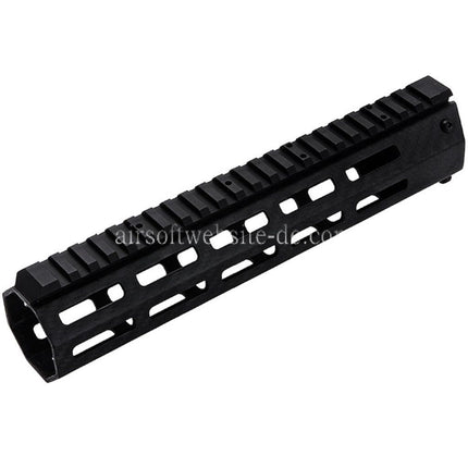 Revanchist Airsoft 245mm 9.5 Zoll Leichte Kohlefaser M-LOK Handschutz schienen system Geeignet für Tokyo Marui M4 Serie MWS GBB Gewehre Schwarz