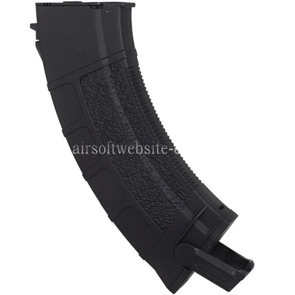 CYMA 500rd Pull-Tab Polymer Winding Hi-Cap Magazin Geeignet für AK Serie AEG Gewehre Airsoft Schwarz