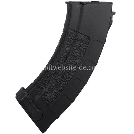 CYMA 70rd Pull-Tab Polymer Mid-Cap Magazin Geeignet für AK Serie AEG Gewehre Airsoft Schwarz
