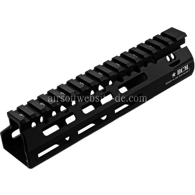VFC 7 Zoll BCM GUNFIGHTER MCMR-7 M-LOK Handschutz schienen system Geeignet für VFC M4 Serie AEG Gewehre Airsoft Schwarz