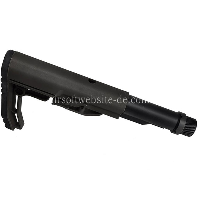 CYMA CGS MFT BMSMIL Stil Minimalistischer Schaft mit Kurzer 6-fach verstellbarer Pufferrohr-Einheit Geeignet fur CGS Tokyo Marui M4 Serie MWS GBB Gewehre